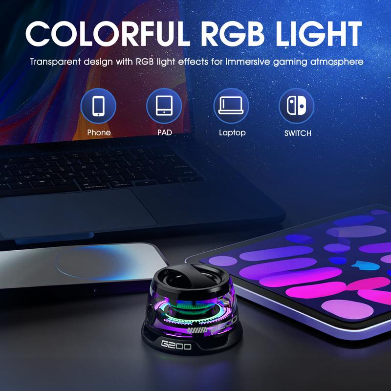 Xpoovv Magnetic Portable Wireless Speaker , Premium Sound Quality , Mini LED Shower Speaker , 10-Hour Playtime , TWS Stereo Sync , Perfect for Outdoor Cycling & Gaming , Ideal Gift for Students - 4